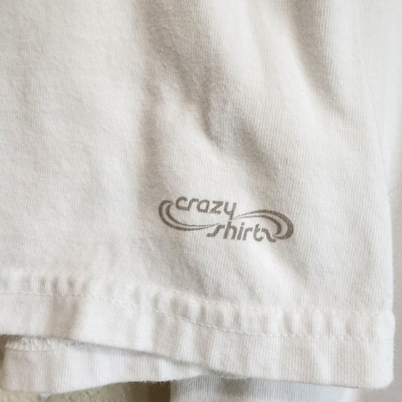 Vintage Crazy Shirt Hawaii T-Shirt Short Sleeves Beach Sunset Graphic size Large - Picture 2 of 7